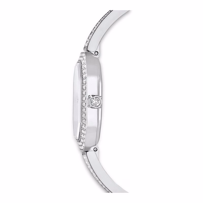 Dextera Armbandsur, Tillverkad I Schweiz, Metallarmband, SilverfäRgad, Rostfritt StåL
