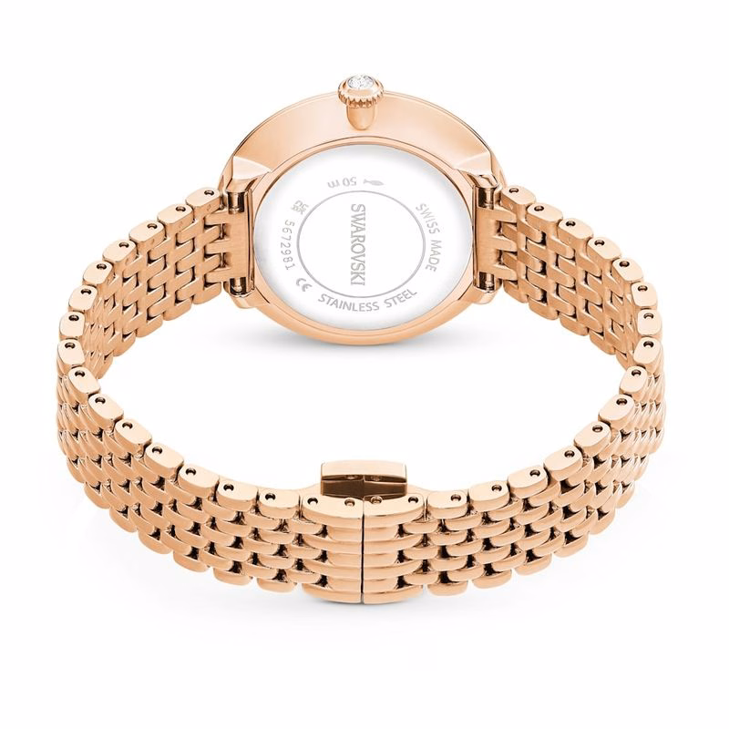 Certa-Klocka, Tillverkad I Schweiz, Metallarmband, RoséGuldton, RoséGuldtonad Finish
