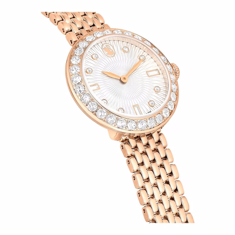 Certa-Klocka, Tillverkad I Schweiz, Metallarmband, RoséGuldton, RoséGuldtonad Finish