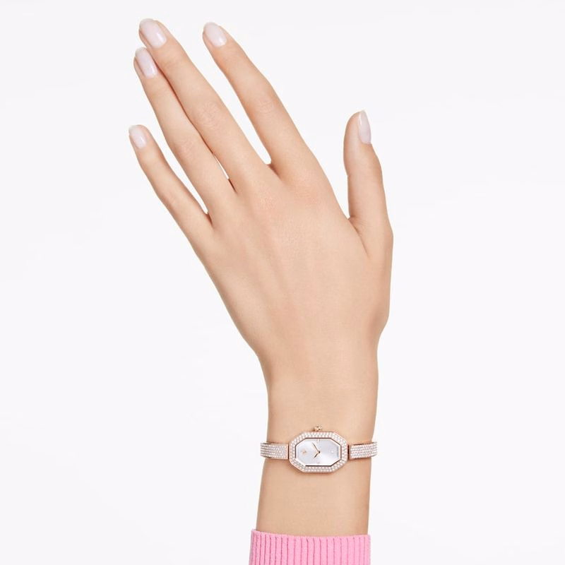 Dextera Armbandsur, Tillverkad I Schweiz, Metallarmband, GuldfäRgad, ChampagnefäRgad GuldfäRgad Finish