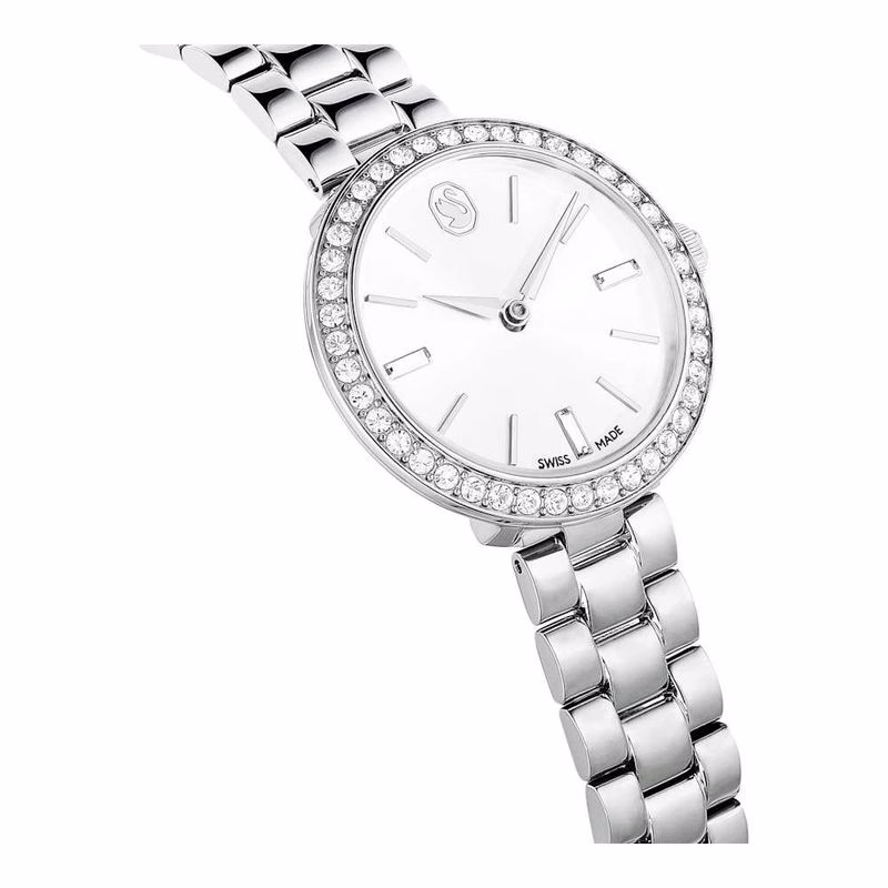 Certa-Klocka, Tillverkad I Schweiz, Metallarmband, SilverfäRgad, Rostfritt StåL