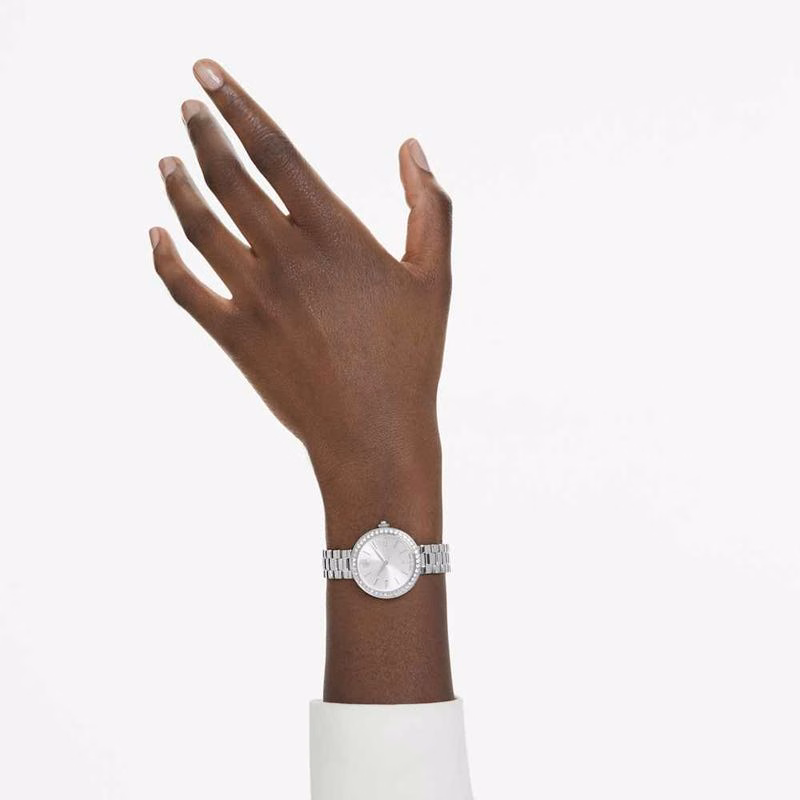 Certa-Klocka, Tillverkad I Schweiz, Metallarmband, SilverfäRgad, Rostfritt StåL