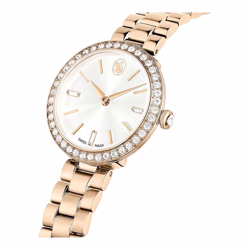 Certa-Klocka, Tillverkad I Schweiz, Metallarmband, GuldfäRgad, ChampagnefäRgad GuldfäRgad Finish