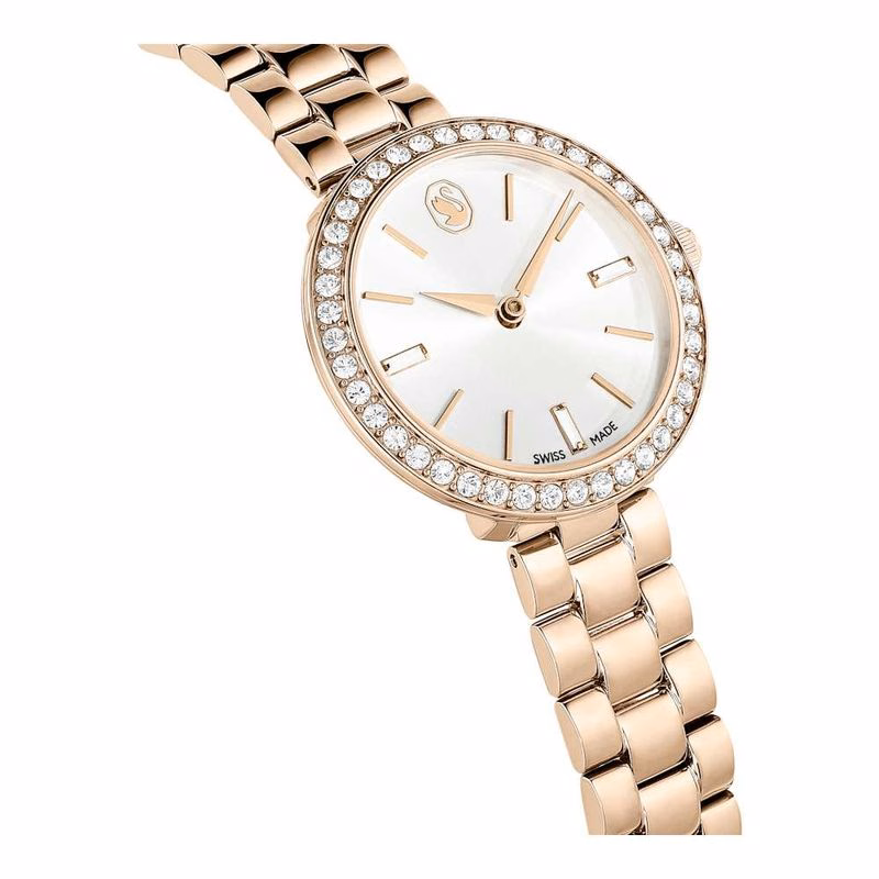 Certa-Klocka, Tillverkad I Schweiz, Metallarmband, GuldfäRgad, ChampagnefäRgad GuldfäRgad Finish
