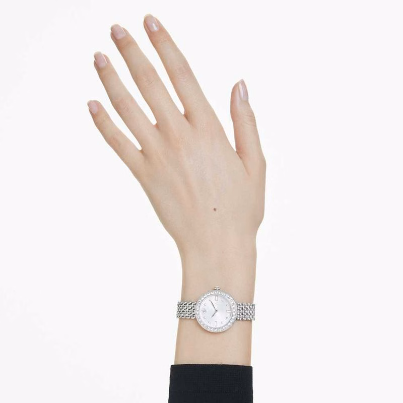 Certa-Klocka, Tillverkad I Schweiz, Metallarmband, SilverfäRgad, Rostfritt StåL