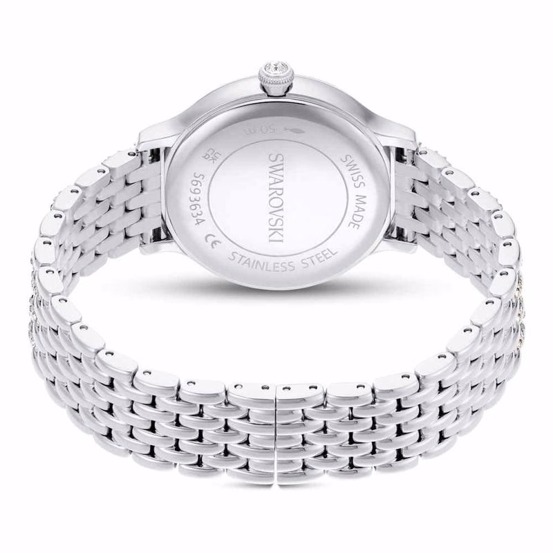 Imber-Klocka, Tillverkad I Schweiz, Metallarmband, SilverfäRgad, Rostfritt StåL