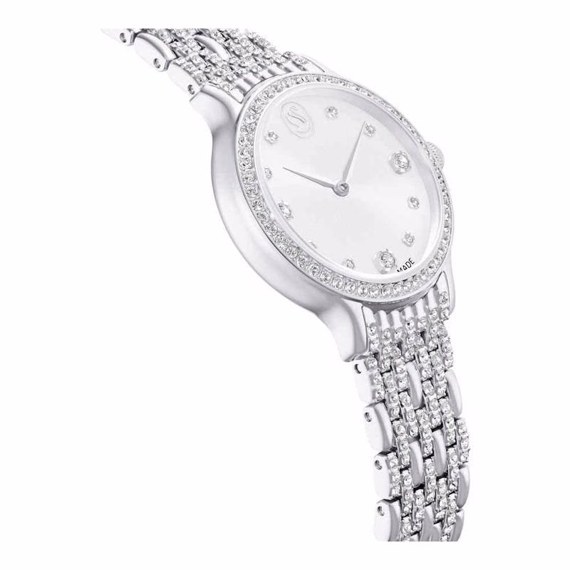 Imber-Klocka, Tillverkad I Schweiz, Metallarmband, SilverfäRgad, Rostfritt StåL
