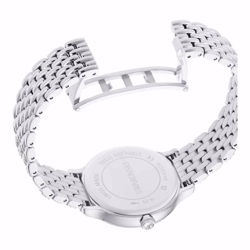 Imber-Klocka, Tillverkad I Schweiz, Metallarmband, SilverfäRgad, Rostfritt StåL