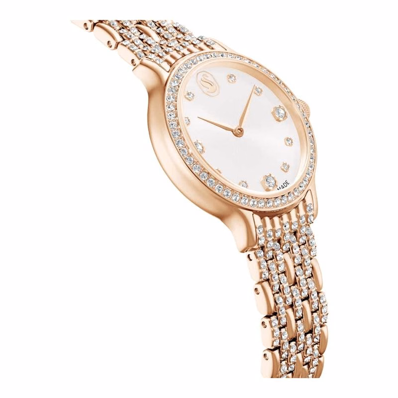 Imber-Klocka, Tillverkad I Schweiz, Metallarmband, RoséGuldton, RoséGuldtonad Finish