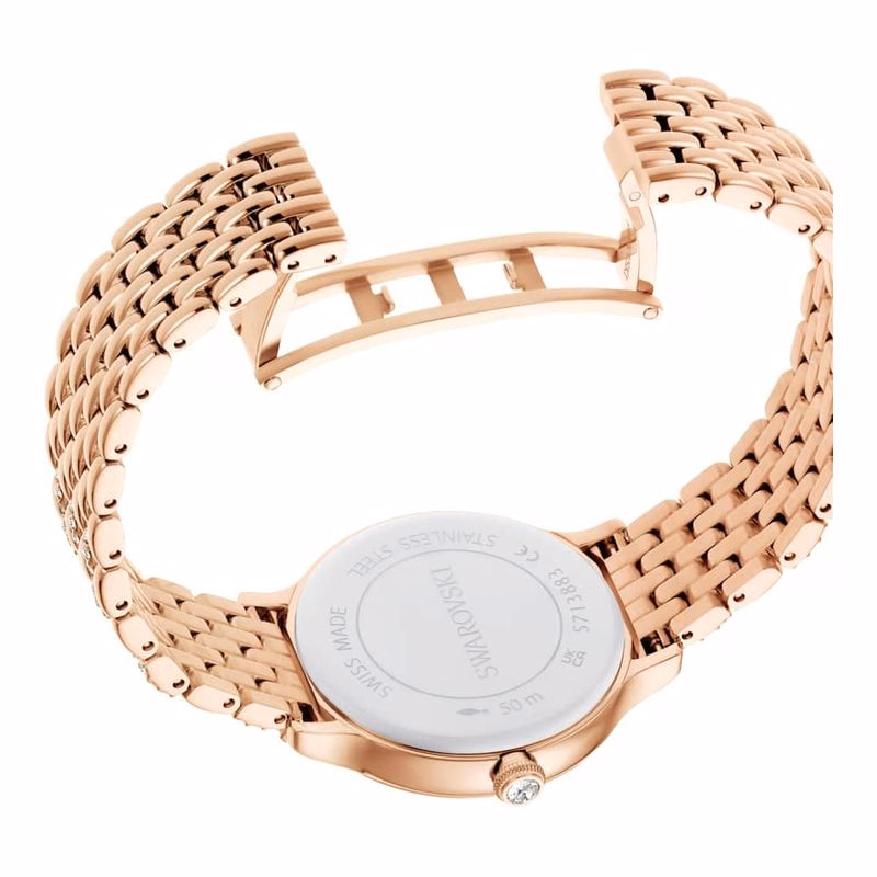 Imber-Klocka, Tillverkad I Schweiz, Metallarmband, RoséGuldton, RoséGuldtonad Finish