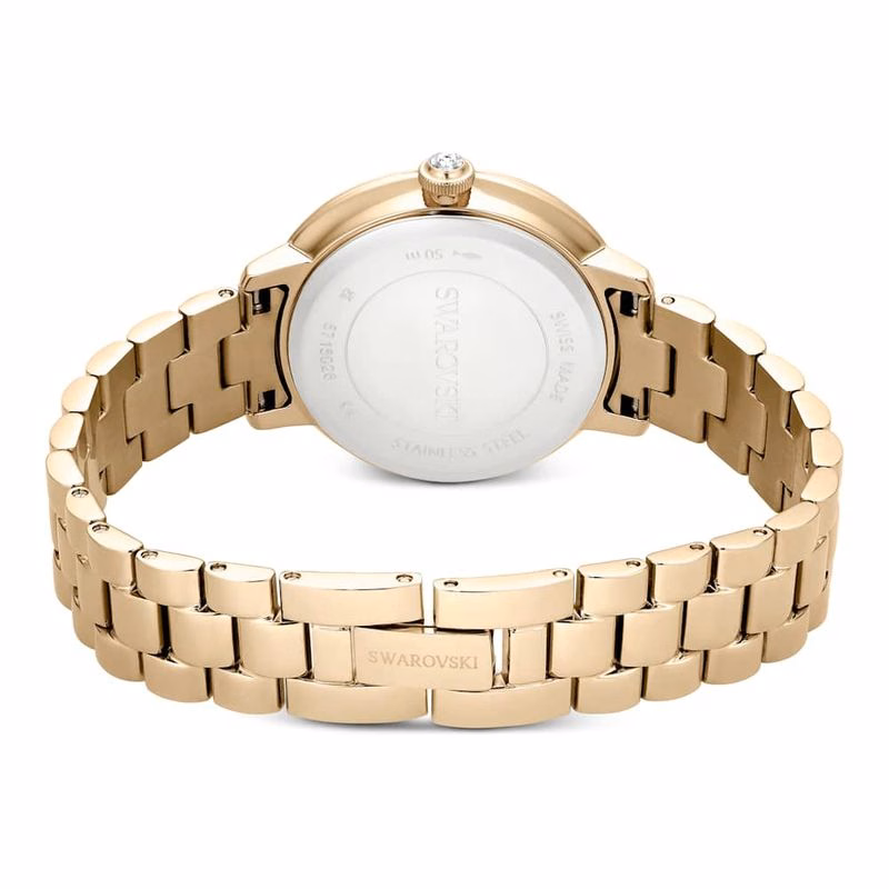 Klocka, Tillverkad I Schweiz, Metallarmband, GuldfäRgad, ChampagnefäRgad GuldfäRgad Finish