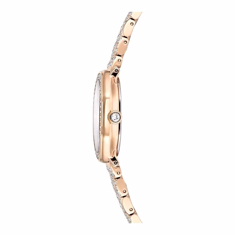 Dextera Octagon-Klocka, Tillverkad I Schweiz, Metallarmband, GuldfäRgad, RoséGuldfäRgad Finish