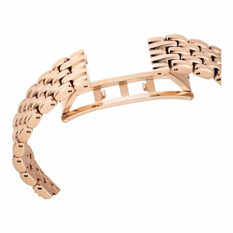 Dextera Octagon-Klocka, Tillverkad I Schweiz, Metallarmband, GuldfäRgad, RoséGuldfäRgad Finish