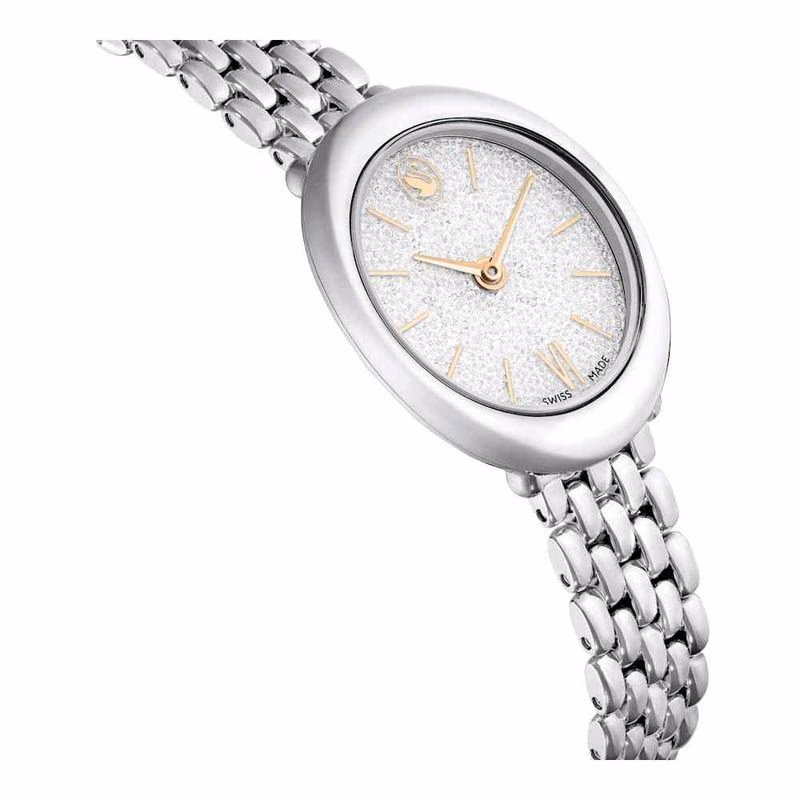 Imber-Klocka, Tillverkad I Schweiz, Metallarmband, SilverfäRgad, Rostfritt StåL
